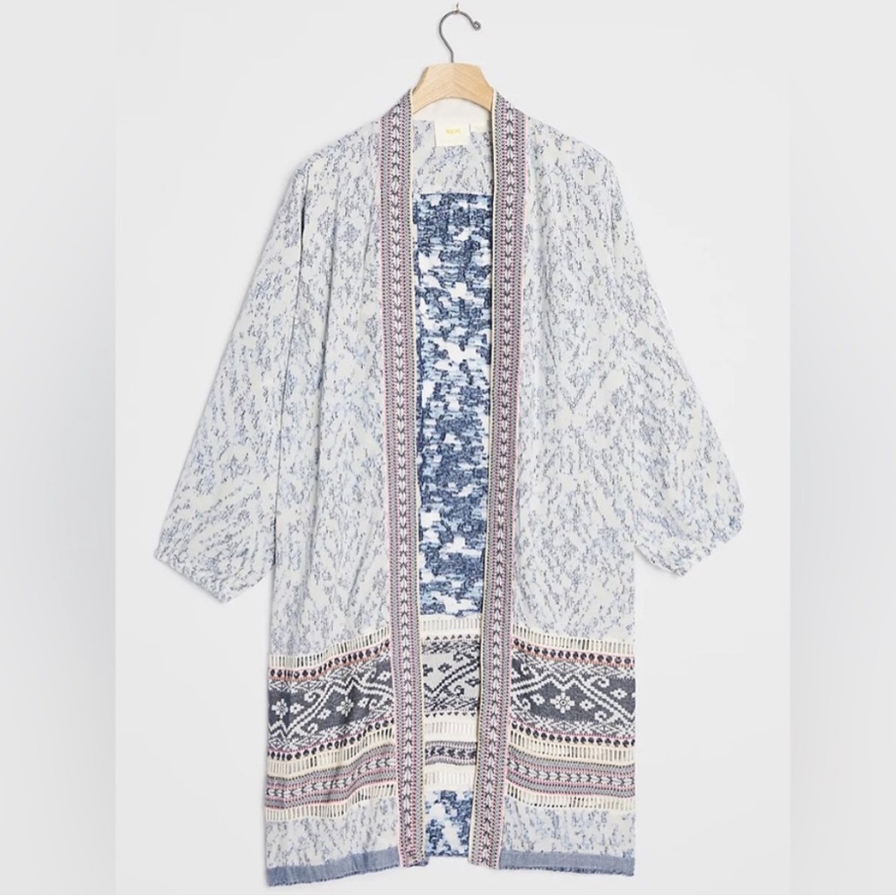 NWT Anthropologie x MAEVE Arwen duster jacket XS/S